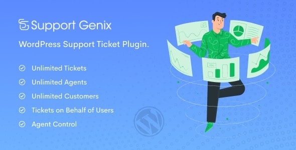 Support Genix v1.6.4 WordPress Support Ticket Plugin
