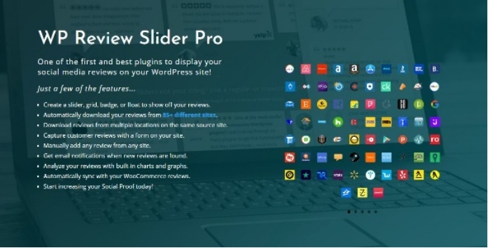 WP Review Slider Pro (v12.3.1) WP 评论滑块