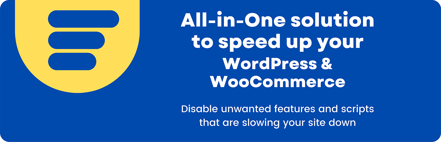 (v3.4.8) Disable Bloat for WordPress & WooCommerce PRO [Activated]