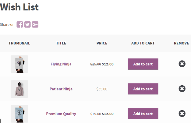 WooCommerce Wishlists 2.3.4