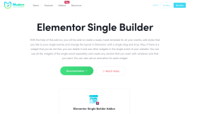 Elementor Single Builder for MEC 1.9.8