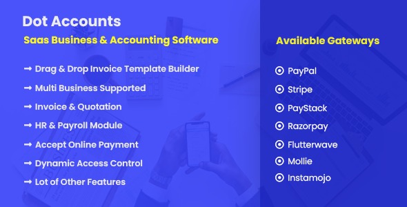 Dot Accounts v2.5 – SaaS Business & Accounting Software