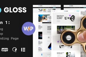 Gloss v1.0.9 Viral News Magazine WordPress Blog Theme + Shop #