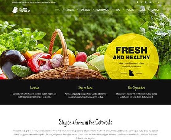 Ait FarmWorld v2.0.6 WordPress Theme