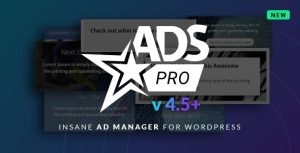 Ads Pro Plugin v4.88 Multi-Purpose WordPress Advertising Manager [Activated]