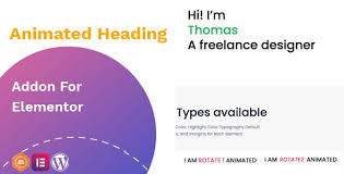 Animated Heading Addon (v1.0.2) Widget For Elementor