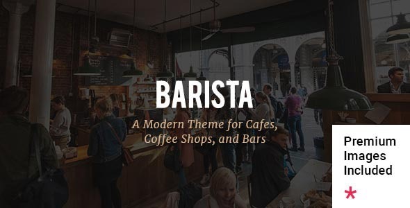 Barista (v2.5.1) Modern Theme for Cafes, Coffee Shops and Bars