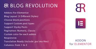 Blog Revolution for Elementor WordPress Plugin v1.0