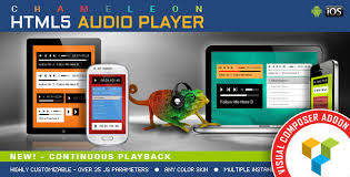 Chameleon Audio Player Addon for WPBakery Page Builder v1.6.2