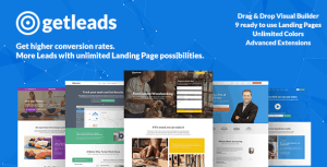 Getleads 高性能登陆页面 WordPress 主题 2.5.0