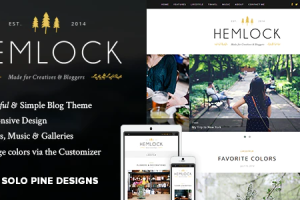 Hemlock – A Responsive WordPress Blog Theme v1.8.3
