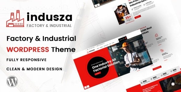 Indusza - 工业和工厂 WordPress 1.0