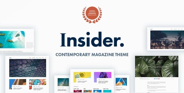 Insider - 当代杂志和博客主题 1.5