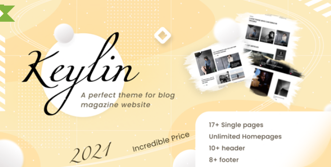 Keylin - WordPress 杂志和博客主题 1.8