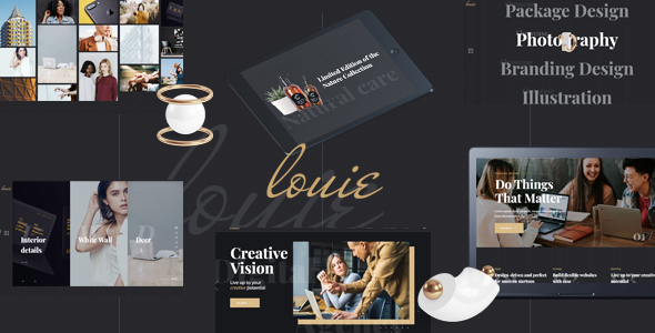 Louie (v1.1.0) Modern Portfolio Theme for Agencies