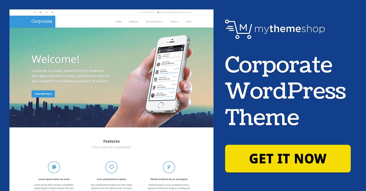 MyThemeShop Corporate v1.4.6 Download