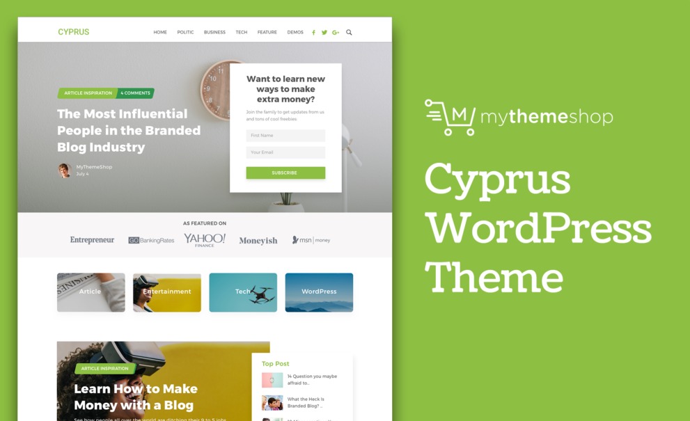 MyThemeShop Cyprus WordPress Theme v1.1.3