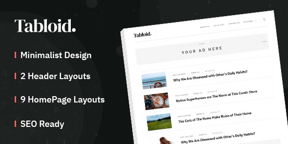 MyThemeShop Tabloid WordPress Theme v1.0.11