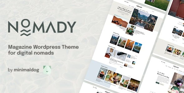 Nomady - 数字游民的杂志主题 1.1.8