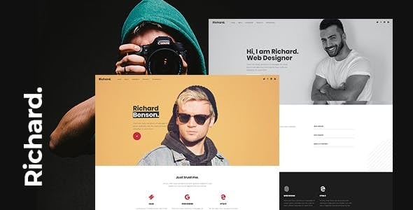 Richard-Onepage 个人 WordPress 主题 1.0