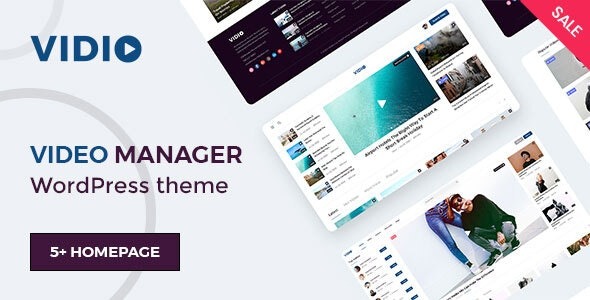 Vidio (v1.4.4) Video Manager WordPress theme