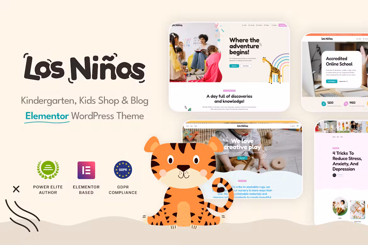 Los Ninos (v1.1.0) Children Education WordPress Theme [NFIX]