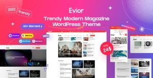 Evior - 现代杂志 WordPress 主题 2.0