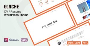 Glitche (v3.4.2) CV Resume Theme