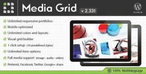 Media Grid (v8.2.0) WordPress Responsive Portfolio [Activated]
