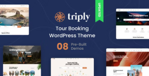 Triply (v2.4.4) Tour Booking WordPress Theme