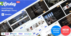 Kinsley (v3.4.2) Hotel WordPress Theme [Activated]