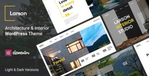 Larson (v1.5.0) Architecture WordPress Theme