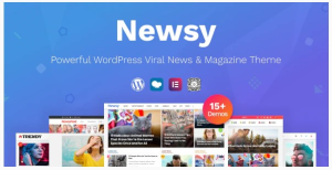 Newsy 2.5.6 Viral News & Magazine WordPress Theme