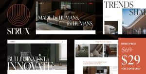 Strux (v1.4) Architecture & Interior Design WordPress Theme (Activated)