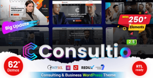 Consultio (v3.2.4) Corporate Consulting WordPress Theme