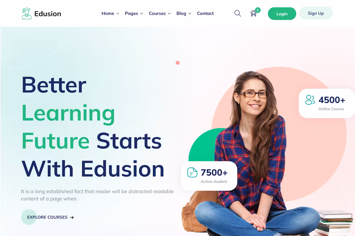 Edusion (v1.6) Education LMS WordPress Theme