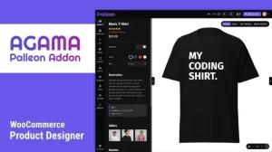 Agama – Product Designer For WooCommerce – Palleon Addon 1.4.2