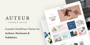 Auteur (v7.2) WordPress Theme for Authors and Publishers