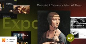 Expo (v1.11) Modern Art & Photography Gallery WordPress Theme