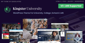 Kingster (v3.2.3) Education WordPress For University, College and School Download