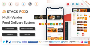 StackFood Multi Restaurant v7.5 Food Delivery App with Laravel Admin and Restaurant Panel (NFIX)