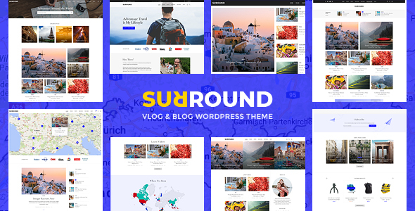 Surround v1.4 Vlog & Blog WordPress Theme