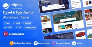 Tripfery (v1.3.8) Travel & Tour Booking WordPress Theme