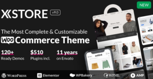 XStore (v9.4.8) Responsive Multi-Purpose Woo WP Theme