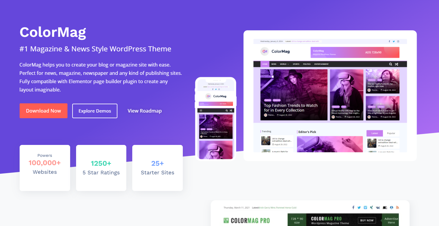 ColorMag Pro (v5.0.7) Magazine & News Style WordPress Theme