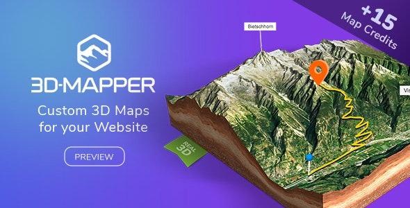 3D Map WordPress Plugin (v1.0) 3D-Mapper