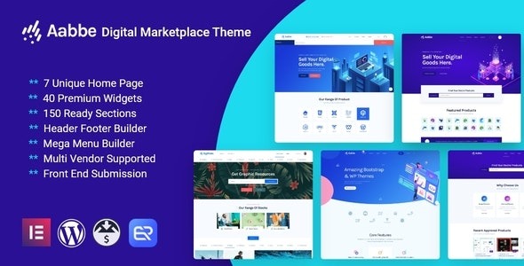 Aabbe v6.0.0 Digital Marketplace WordPress Theme