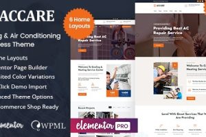 Accare (v2.0) Heating & Air Conditioning WordPress Theme