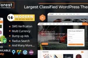 AdForest (v5.1.9) Classified Ads WordPress Theme [Activated]