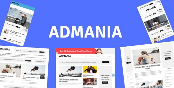 Admania (v2.5.3) Adsense WordPress Theme With Gutenberg Compatibility
